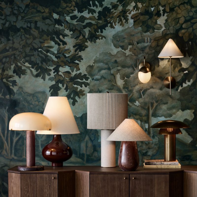 Stafford Lichen Ceramic Table Lamp with Fabric Shade 18" - image 7 of 8