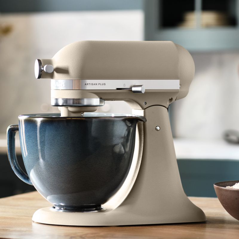 Crate & Barrel x KitchenAid Stand Mixer Ceramic 5-Qt. Marin Slate Blue Mixing Bowl - image 2 of 8