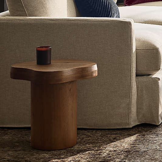 Winslow Oak Wood Side Table by Jake Arnold