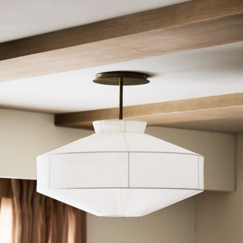 Remy Pendant Ivory Canopy Kids Ceiling Light - image 2 of 8