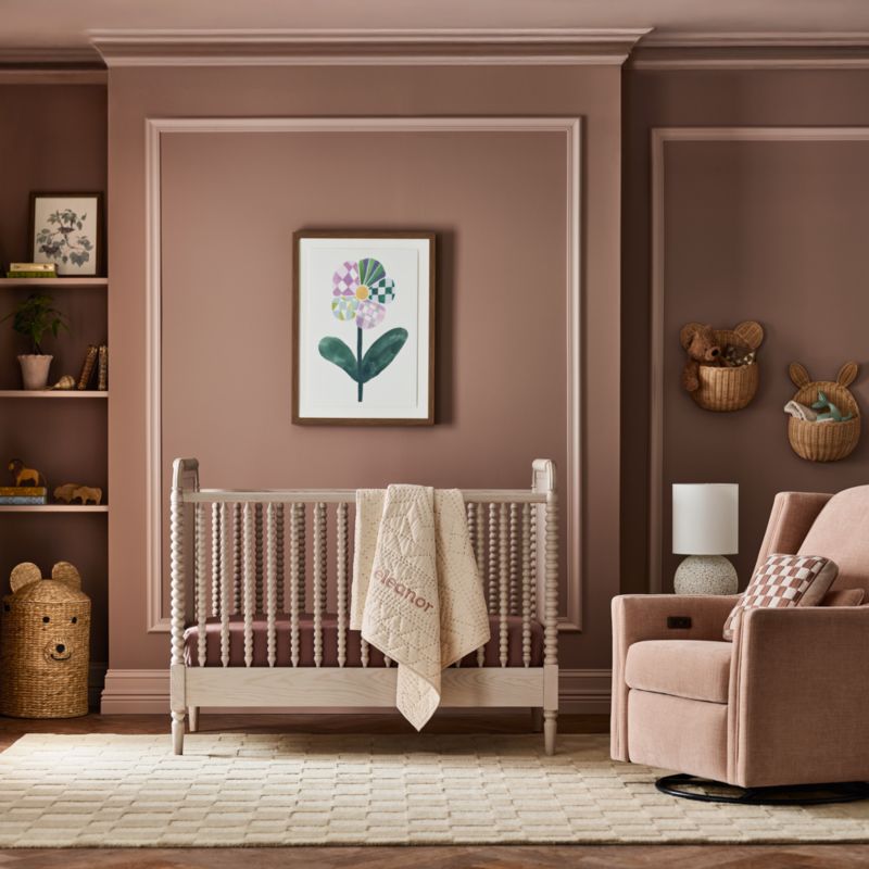 Sloane Elegant Pink Swivel Glider Power Recliner Nursery Chair - image 1 of 11