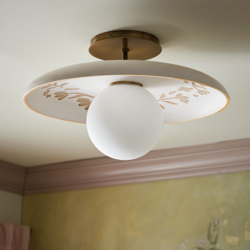 Wonderland Semi-Flush Mount 19" Kids Ceiling Light - image 1 of 4