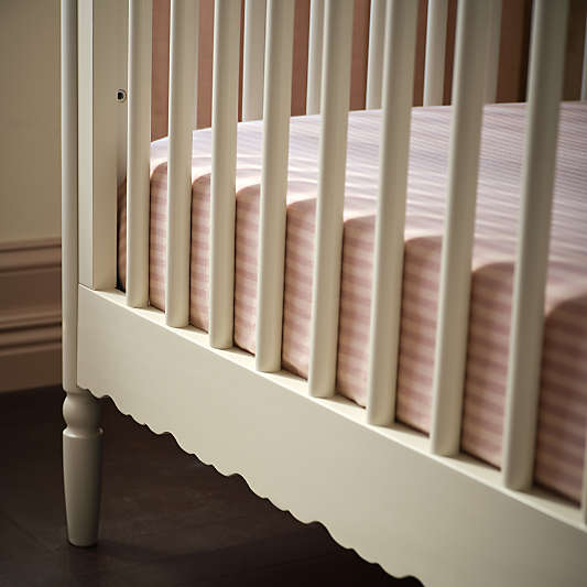 Beatrix Linen Wood Convertible Crib