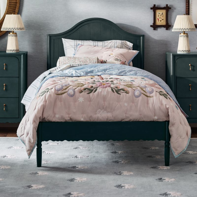 Enchanted Dreams Embroidered Organic Cotton Voile Kids Pillow Sham - image 1 of 5