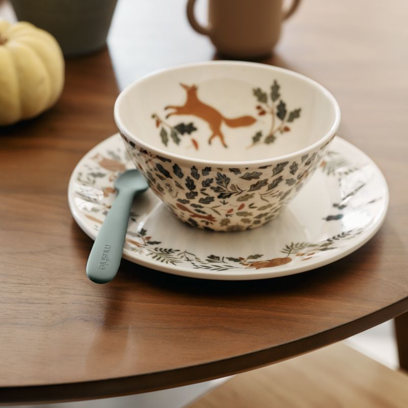 Autumn Melamine Kids Dinner Plates, Set of 4 - image 1 of 4