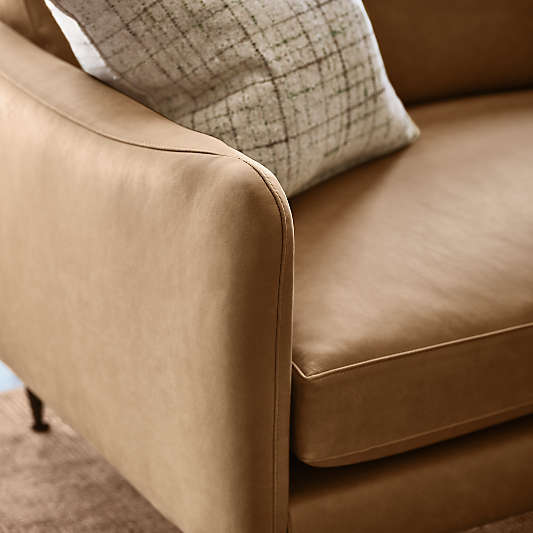 Cosgrove Leather 4-Piece L-Shaped Sectional Sofa with Chaise Lounge