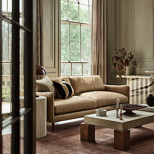 Cosgrove Leather Sofa (76"-96")