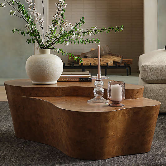 Mesa Oak Burl 55" Coffee Table
