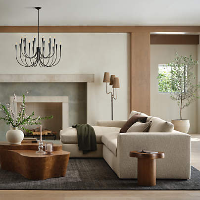 Oceanside 2-Piece Sectional Sofa with Chaise Lounge