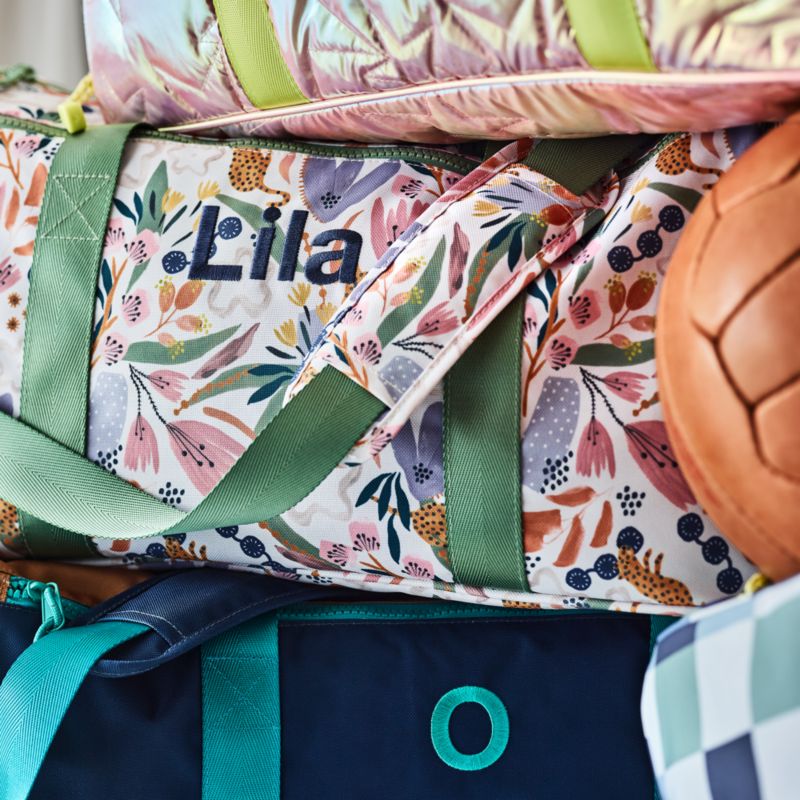 Leopard Floral Kids Duffel Bag - image 2 of 9