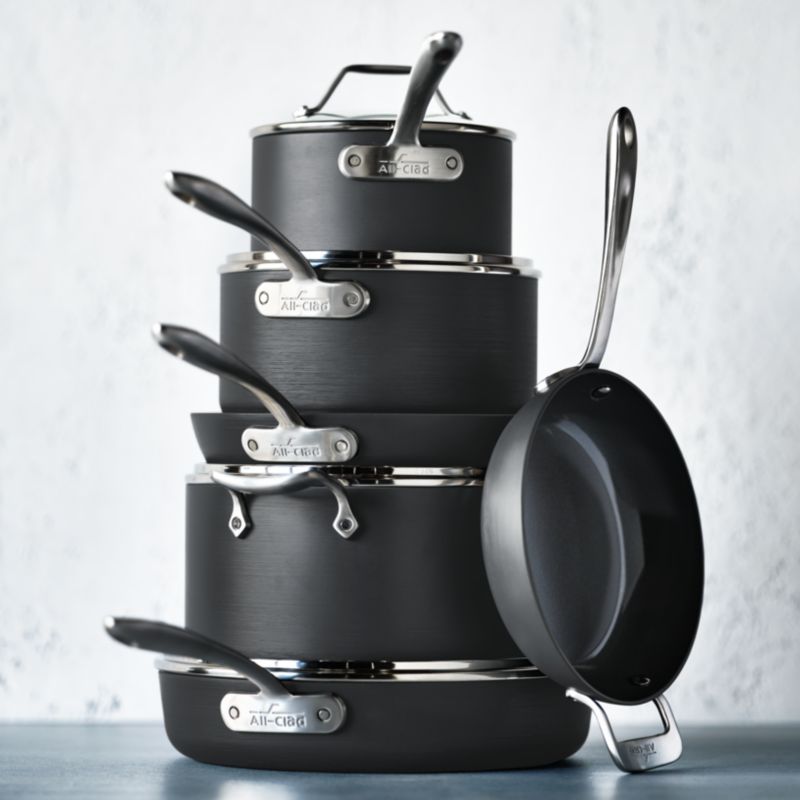 All-Clad ® HA1 Ceramic Nonstick 10-Piece Cookware Set - image 2 of 9