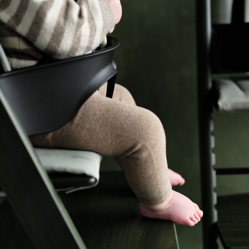 Stokke ® Tripp Trapp ® Olive Green Wood Baby High Chair - image 2 of 7