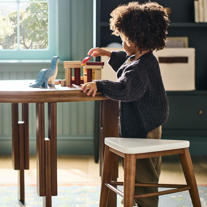 Campbell Natural Brown Wood Adjustable Kids Play Table - image 2 of 9