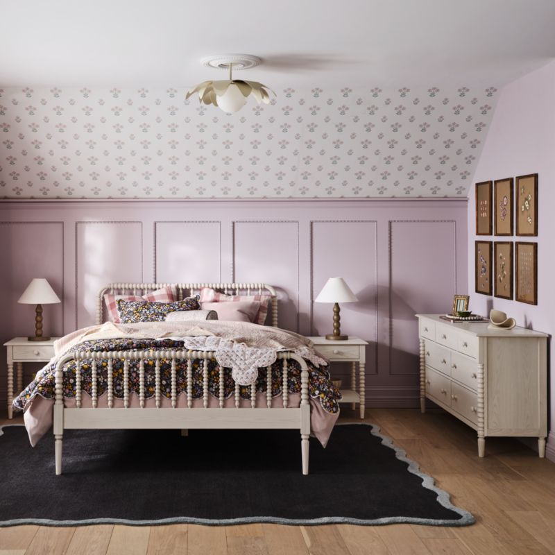 Jenny Lind Washed Natural Wood Spindle Kids Twin Bed - image 3 of 13