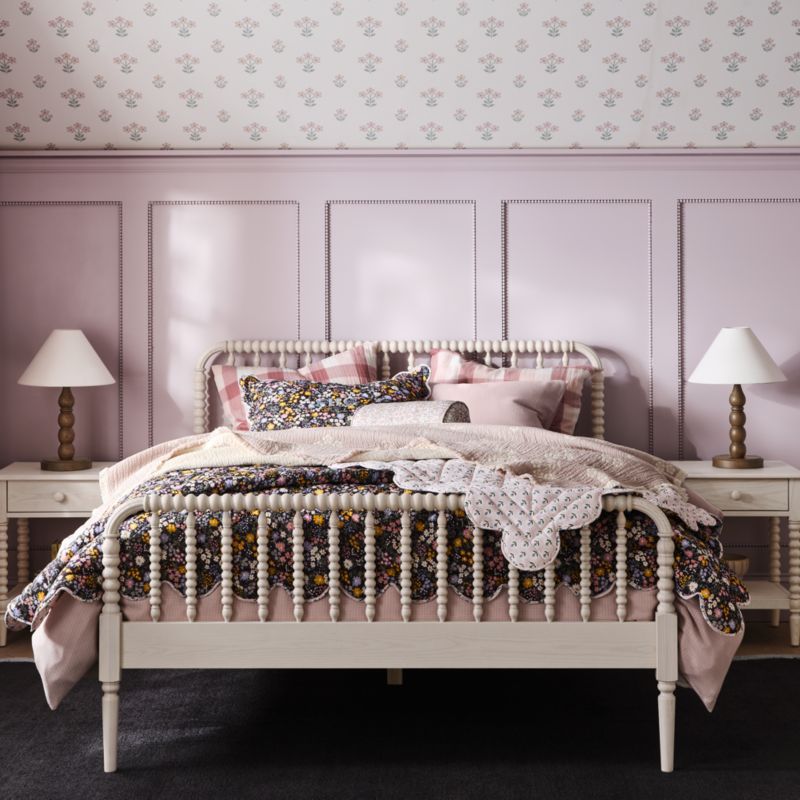 Jenny Lind Washed Natural Wood Spindle Kids Twin Bed - image 4 of 13