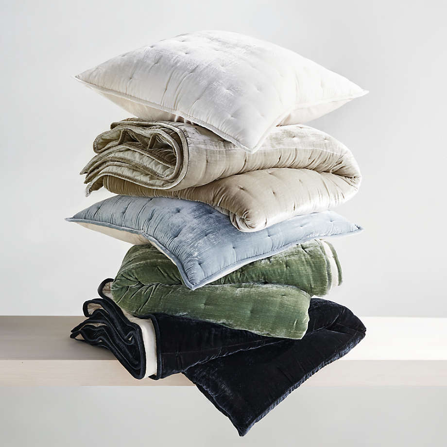 Blue velvet deals euro sham