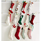 View Cozy Red Cable Knit Christmas Stocking - image 5 of 6