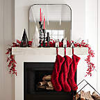 View Cozy Red Cable Knit Christmas Stocking - image 3 of 6