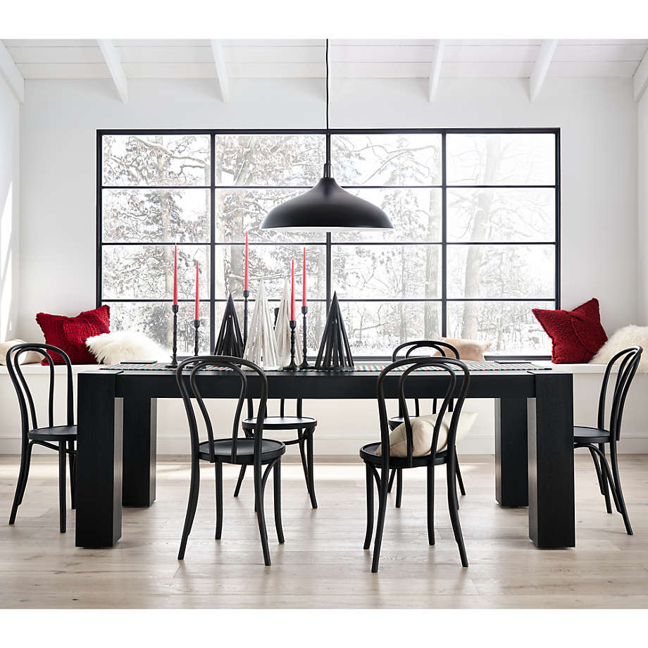 Crate and barrel walnut table best sale