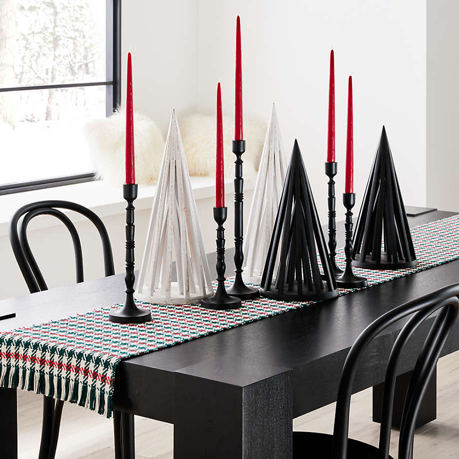 Crate and barrel top black dining table