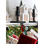 View White Ceramic Christmas Houses, Set of 5 - image 8 of 11