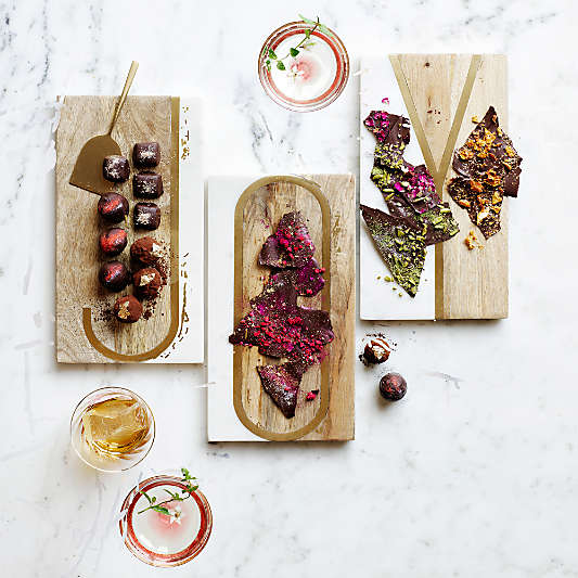 "S" Monogrammed Serving Board