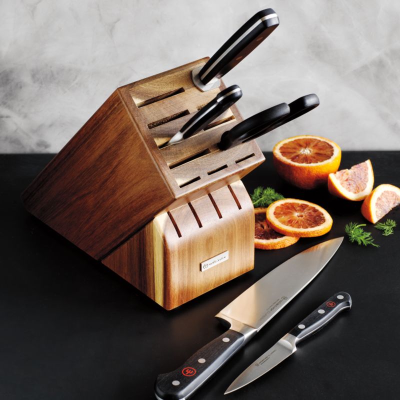 Wusthof ® 15-Slot Acacia Knife Block