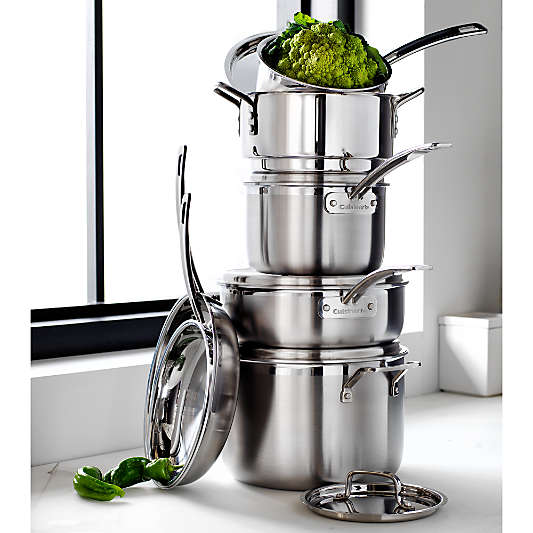 Cuisinart ® MultiClad Pro™ 12-Piece Tri-Ply Stainless Steel Cookware Set