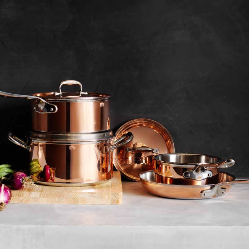 RFN by Ruffoni Copper 7-Piece Cookware Set