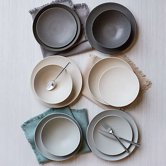 Craft Linen Cream Coupe Salad Plate