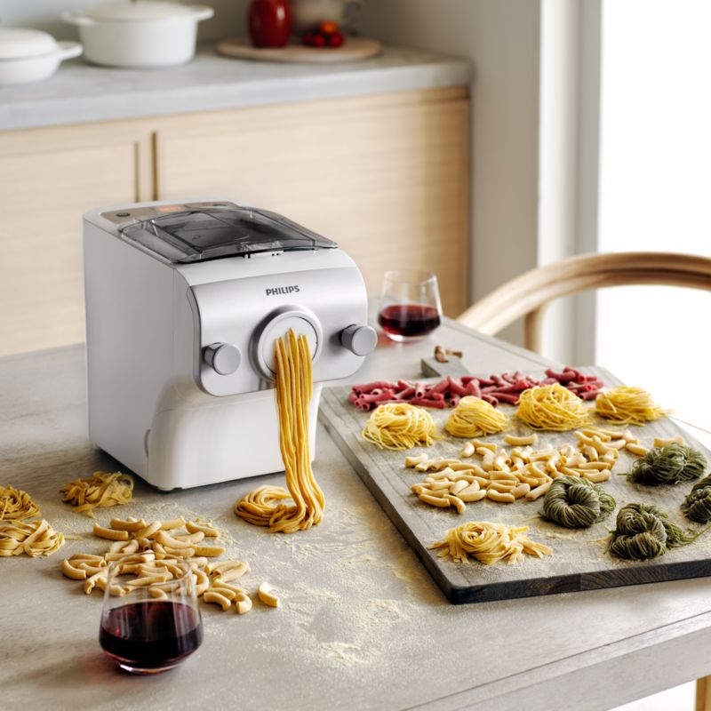 Philips White Compact Electric Pasta Maker Machine + Reviews, Crate &  Barrel