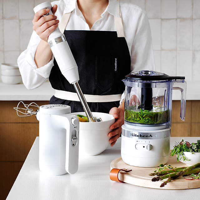 KitchenAid® Black Matte Cordless Hand Blender with Chopper and Whisk  Attachment, MJB Home Center