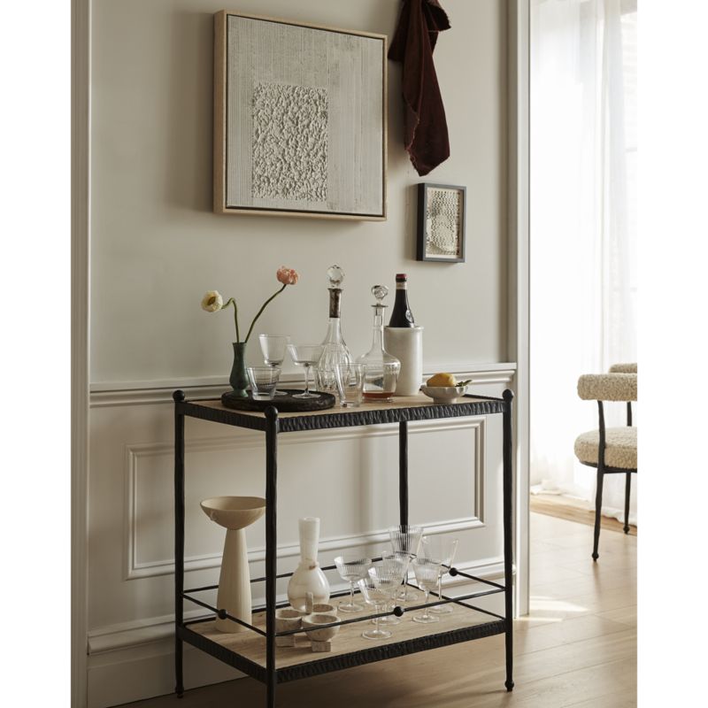 Rodin Black Metal Bar Console by Athena Calderone - image 5 of 14