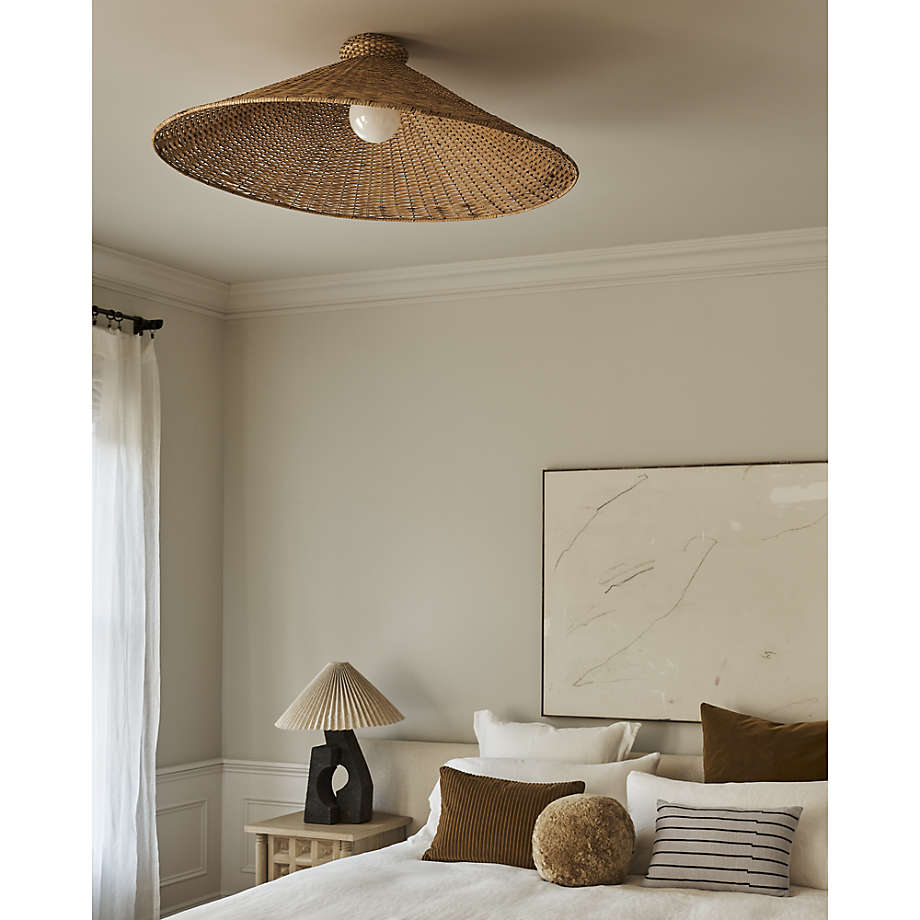 Rattan flush new arrivals mount