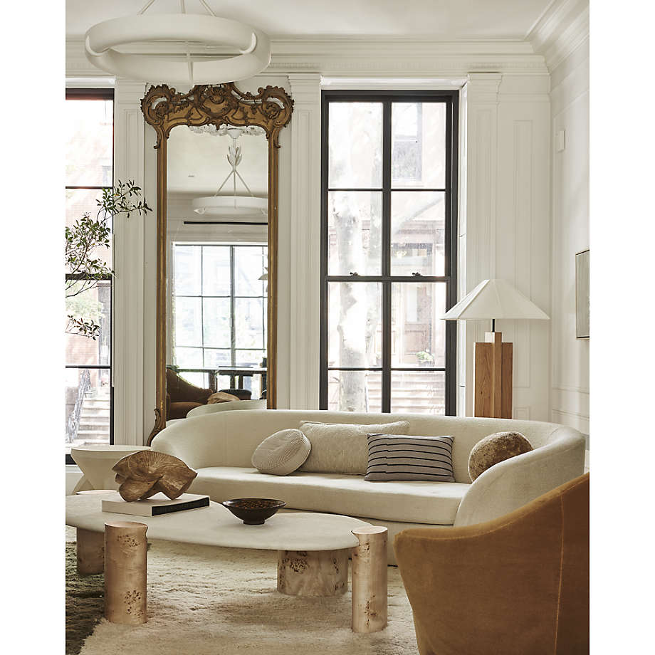 Crate and barrel online concrete coffee table