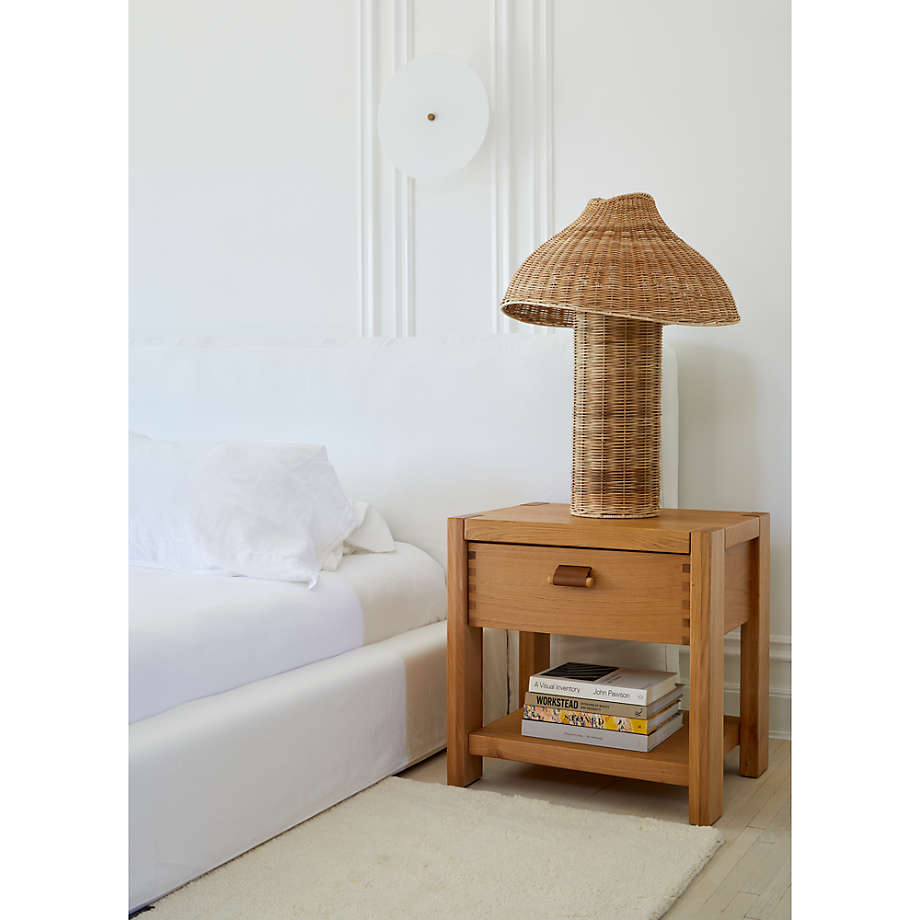 Seta Wicker Table Lamp Reviews Crate Barrel