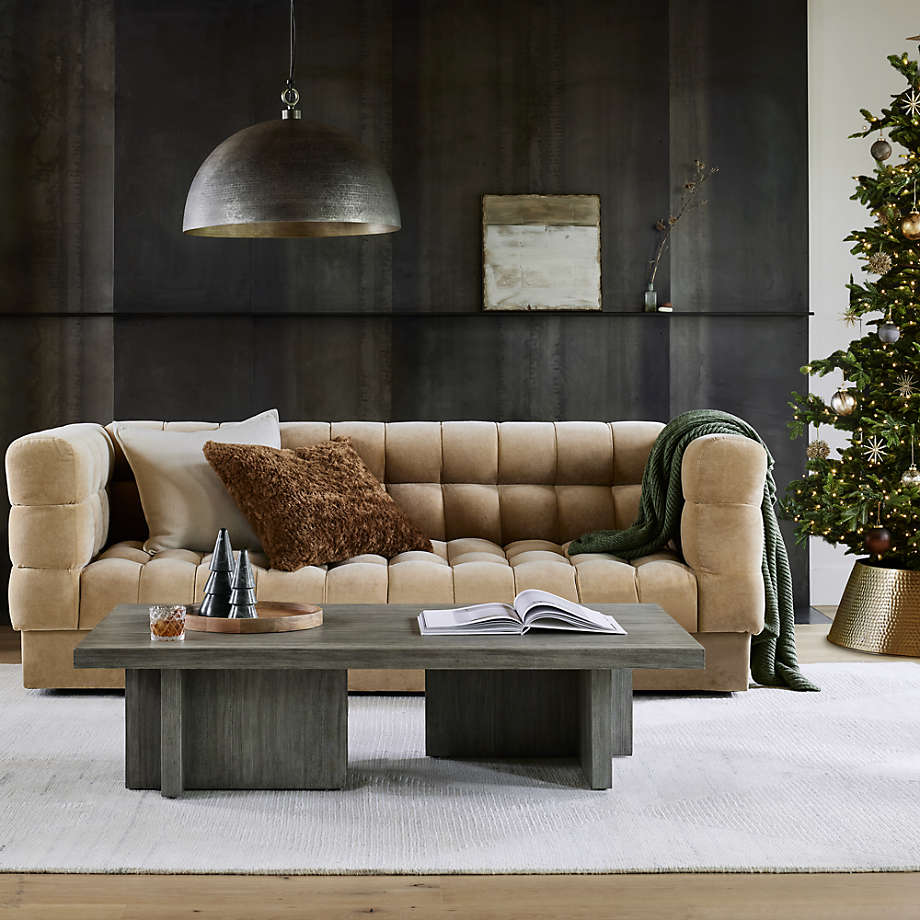 Grey pine coffee clearance table