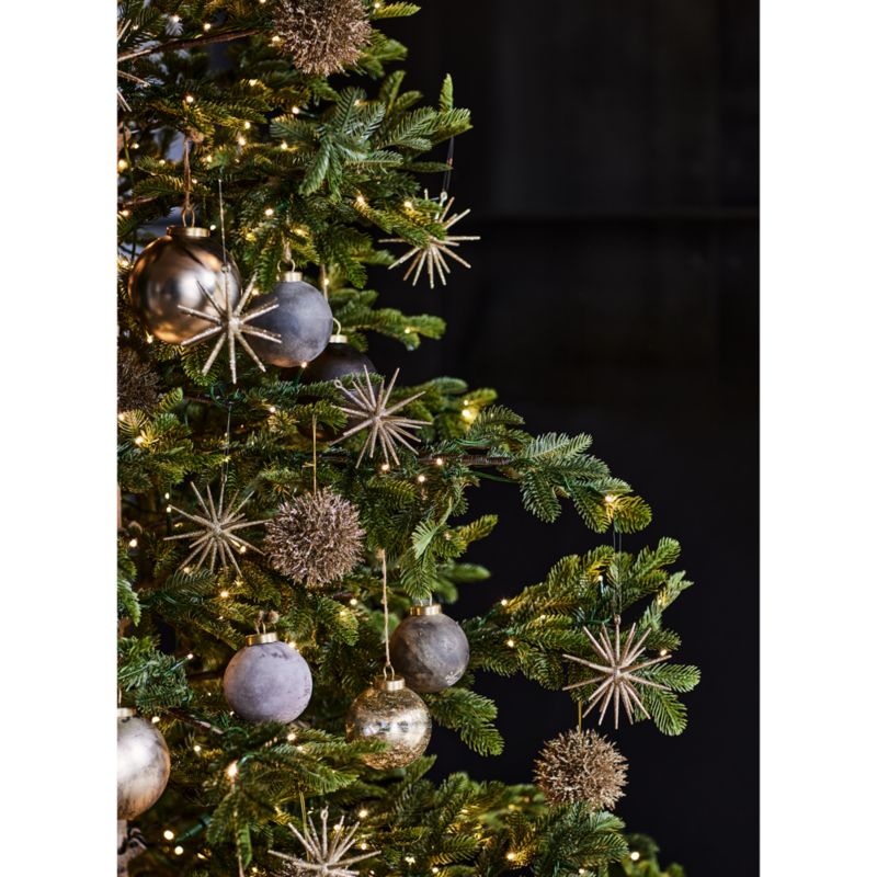 White Coral Cluster Christmas Tree Ornaments, Set of 12 - image 1 of 5