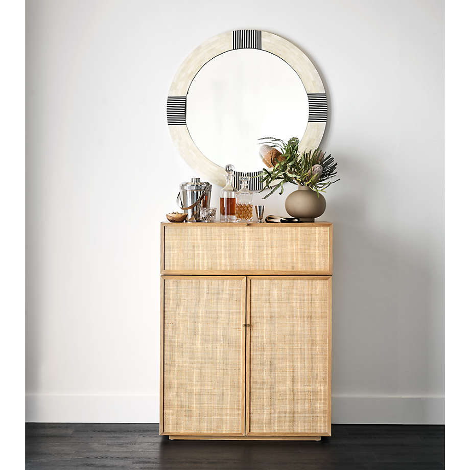 Wine cabinet hotsell crate and barrel