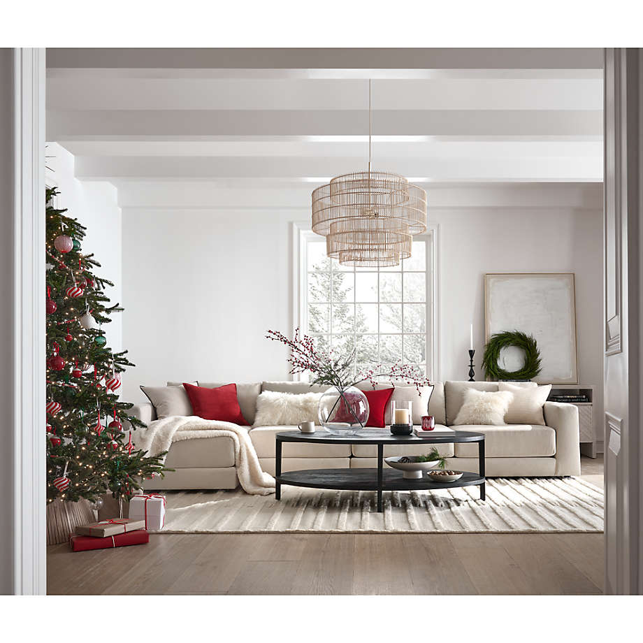 Crate and barrel peyton sectional sale