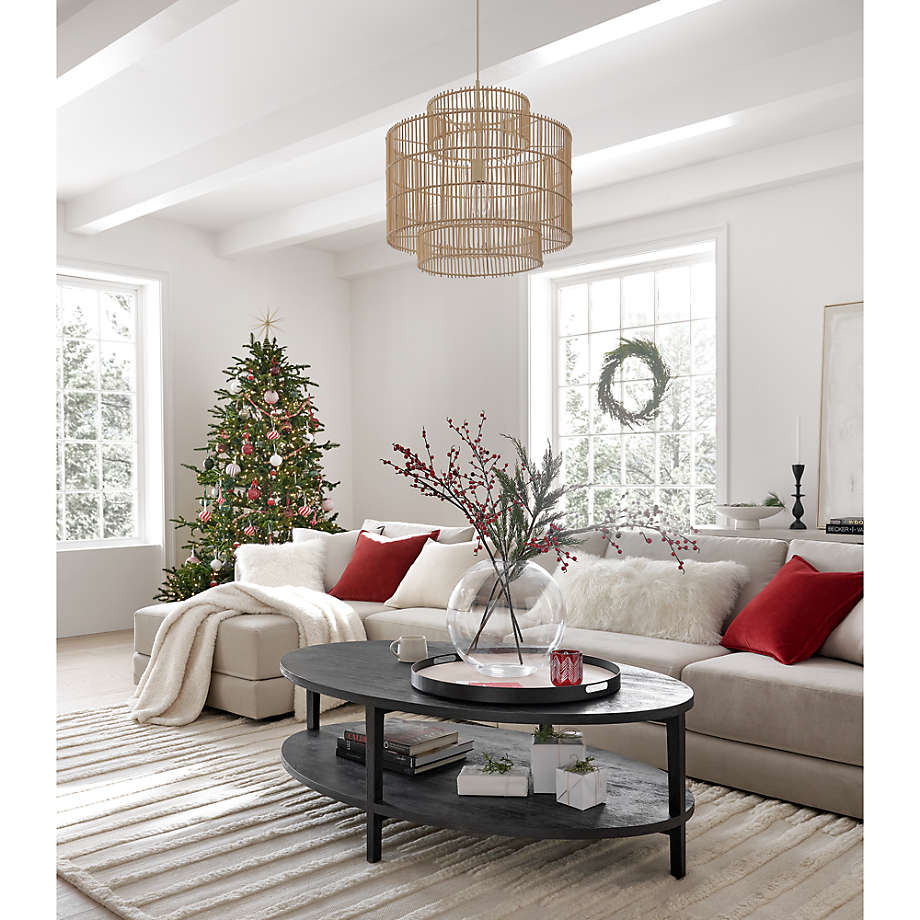 Crate and barrel shop clairemont coffee table
