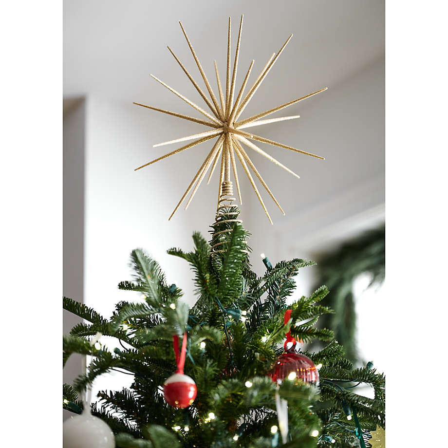 Burst Gold Star Christmas Tree Topper