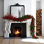 View Decor Set: Red Berry Mantel - image 2 of 2