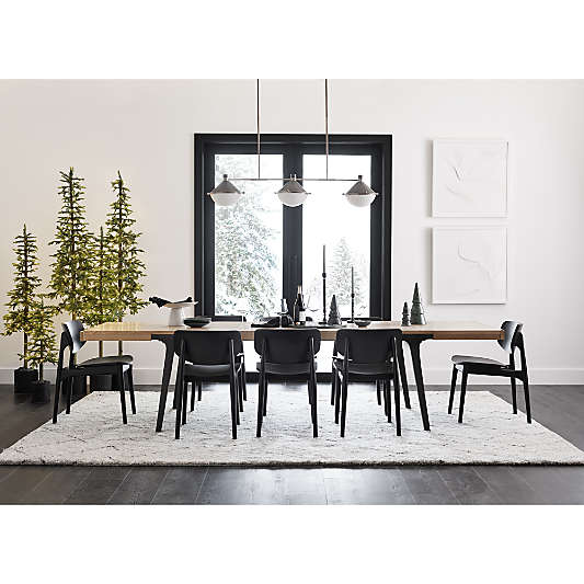 Aster Milk Glass 3-Light Pendant 52.5"