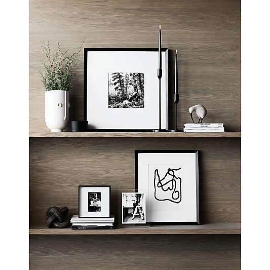 Icon Wood 8x10 Black Tabletop Picture Frame