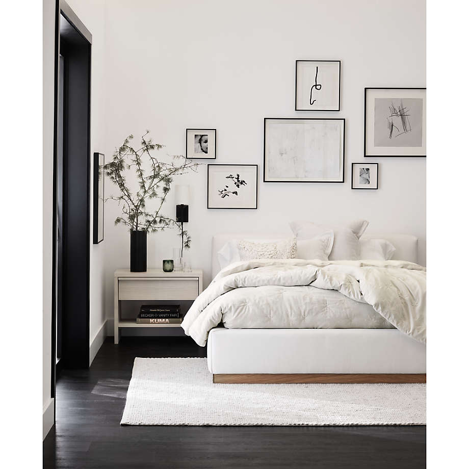Crate barrel king bed best sale