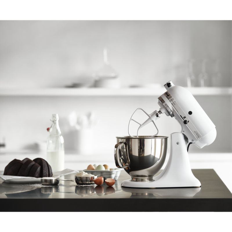 KitchenAid Artisan Series Lavender Cream Purple 5-Quart Tilt-Head Stand  Mixer + Reviews, Crate & Barrel