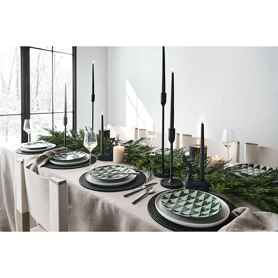 Megs Large Black Taper Candle Holder 18