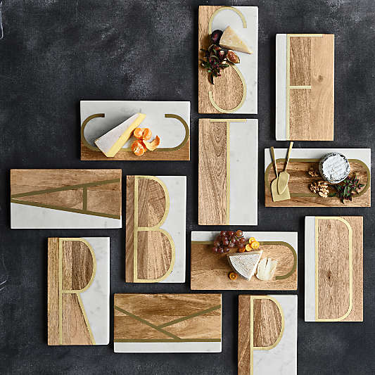 Monogrammed Serving Boards