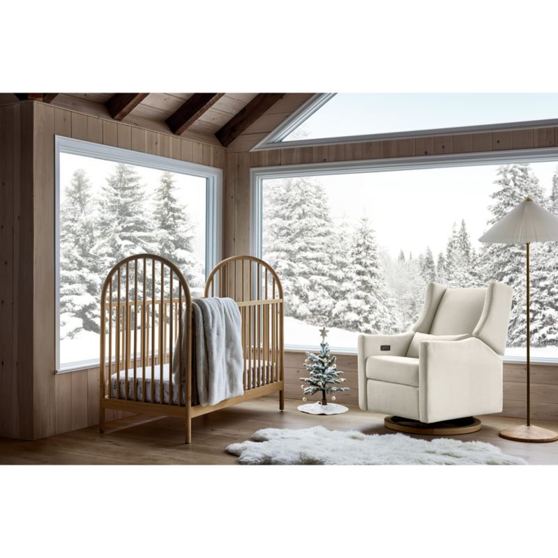 Canyon Natural Spindle Wood Convertible Baby Crib with Toddler Bed Rail by Leanne Ford - image 17 of 19